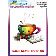 F17 Ajans Kitap Özel Tasarım Ütü ile Yapışan Tişört Tekstil Baskı