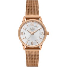 Platin Pierre HDS-PL-1237LC-C1 Hasır Kordon Kadın Kol Saati