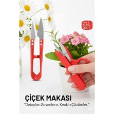 Sb Shopping Profesyonel 2’li Mini Budama Seti: Hassas Çiçek ve Bitki Makası - Çelik Keskin Seri