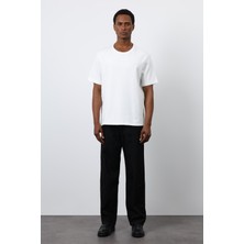 Antioch Ekru Regular Fit Basic Erkek T-Shirt