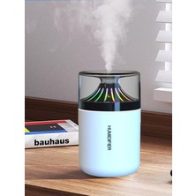 Erdineks Type-C Girişli Mini Rgb Hava Nemlendirici - Araç Içi ve Masaüstü Taşınabilir Sessiz Buhar Makinesi
