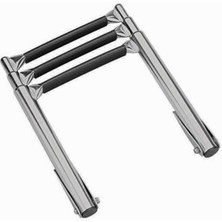 Lhr Teleskopik Krom Tekne Merdiveni 4 Basamaklı, Boy 110CM