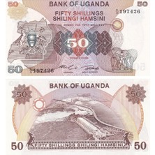 Lidya Koleksiyon Uganda 50 Şilin - 1982 - Çil