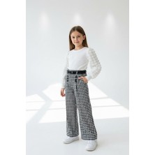 Modanino Kız Çocuk 2'li Takım (Pantolon+Sweat Bluz) 6-10 Yaş 12496
