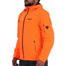 Venom Jaws Soft Shell Erkek Turuncu Motosiklet Montu Tam Koruma