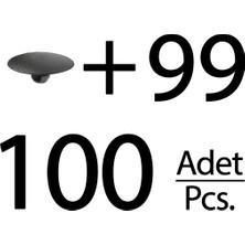 Alpha Auto Part Opel Için Kaput Izalatör Klips- 100'LÜ