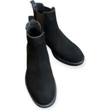 Şık Kundura Hakiki Süet Deri Içi Kürklü Özel Üretim El Işçiliği 36,37,38,39,40,41,42,43,44,45,46,47,48,49 Numara Erkek Chelsea Bot