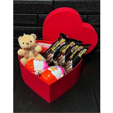 Mynil Kalp Kutuda Tatlı Mini Ayıcık - Browni Intense - Kinder Joy Çikolatalar