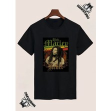 MarkaTurko Bob Marley Özel Tasarım Süplimasyon Baskılı Tshirt