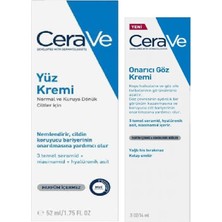 Cerave Yüz Kremi 52 ml + Onarıcı Göz Kremi 14 ml - Ikili Set