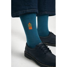 Erkek Istanbul Soket Çorap Mavi