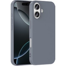 Gaappy Soft Serisi Apple iPhone 17 Gri Kılıf