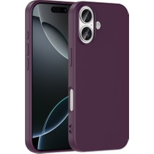Gaappy Soft Serisi Apple iPhone 17 Koyu Mor Kılıf