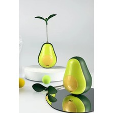 Gampus Avokado Şeklinde Kedi Naneli ve Mama Hazneli Kedi Oyuncağı Hacı Yatmaz Sevimli Oyuncak