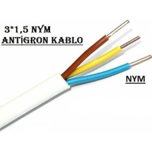 Altın Kablo 3x1.5 Nym Antigron Kablo Tam Bakır 100 Metre