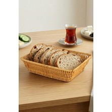 Digithome Dikdörtgen Rattan Mini Ekmek Sepeti - BB6061