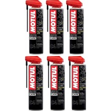 Motul C4 Chain Lube Factory Line Yarış Tipi Motosiklet Zincir Yağı 400 ml – 6’lı Set