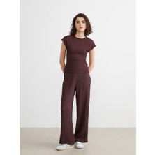 Lc Waikiki Yeni Sezon Beli Lastikli Dokulu Kadın Pantolon