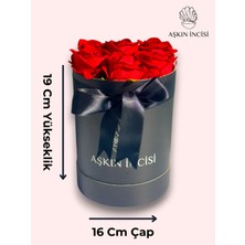 Mynil Sevgiliye Özel Hediye Gül Kutu Kırmızı Hediyelik Çiçek Doğum Günü Arkadaşa Eşe Kız Yıldönümü Sevgili