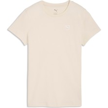 Puma Ess Elevated Tk Kadın Krem T-Shirt.87