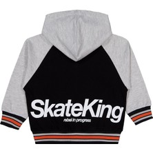 Civil Boys Skate King Baskılı 2-5 Yaş Hırka - Siyah 4-5 Yaş