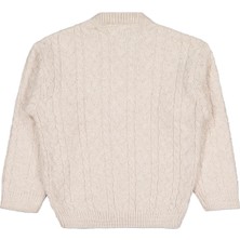 Civil Girls Saç Örgülü 6-9 Yaş Kazak - Bej 9-10 Yaş