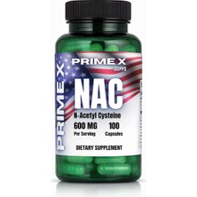 Primexsupps Nac N-Acetyl Cysteine 600MG 100 Kapsül