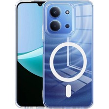 Budi Newface Xiaomi Redmi 15C 4g Combo Sert Şeffaf Magsafe Kapak - Şeffaf