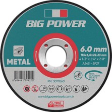 Big Power 115X6.0 mm Metal Taşlama Taşı (5 Adet)