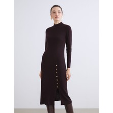 Lc Waikiki Yeni Sezon Yarım Balıkçı Yaka Triko Elbise