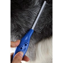Gampus Kedi Köpek Kıtık Tüy Açıcı Metal Tarak Pratik Evcil Hayvan Rahatlama Tarağı