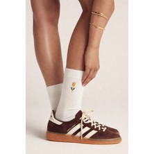 Unisex Istanbul Soket Çorap Ekru