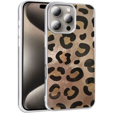 Gaappy Qep Apple iPhone 16 Pro Gold Leopar Kılıf