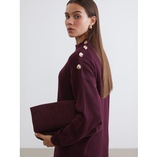 Lc Waikiki Yeni Sezon Dik Yaka Kadın Triko Tunik