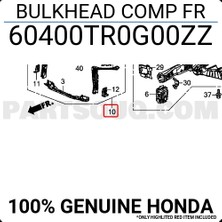 TŞT Honda Civic Ön Panel Komple Sedan 2012-  (Oem No:  60400TR0G00ZZ)