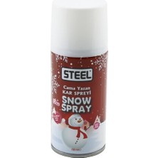 Go İthalat 12 Adet Snow Party Spray Kar Spreyi 150ML Her Yüzeye Kar Efektli Yazı Yazma (5440)