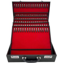 Sezgin Kutu ve Aksesuar Tesbih ve Kolye  Çantası Lüks Şifreli 114 Lü Bond Siyah