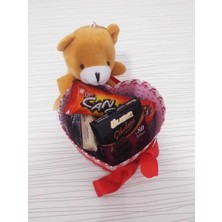 Mynil Sevgiliye Eşine Aşkına Anneye Kız Arkadaşa Ayıcıklı Çikolatalı Tatlı Hediye Kutusu