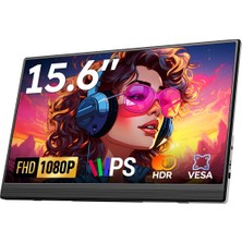 LineOn 15.6 İnç Full HD Taşınabilir Monitör 1920x1080 Gaming Portable Laptop ve Konsol Uyumlu