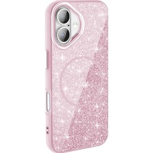 Gaappy Eksa Apple iPhone 16 Plus Pembe Kılıf