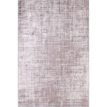 Aren Halı Datia Modern Bej Polyester ve Pamuklu Kaydırmaz Tabanlı Yıkanabilir Dijital Baskı Halısı