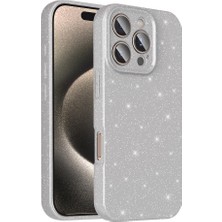 Gaappy Puton Serisi Apple iPhone 16 Pro Gümüş Kılıf