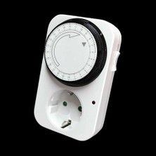 Tek-İş Mekanik Zaman Ayarlı Priz 24 Saat Analog Timer Priz 16A 3500W