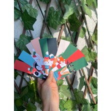 Tiny Stories TR Kitap Ayracı - Hayvan Karakterler Temalı Özel Kesim -10'lu Paket (Çift Yönlü Koruma Laminasyonlu)