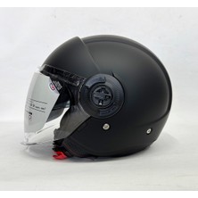 mt Viale Sv Pure A1 Mat Siyah Iç Güneş Vizörlü