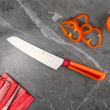 Aryıldız Plurex Santoku Bıçağı 21 cm Kırmızı