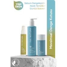 Iva Natura Dermorganik Mevsimsel Denge Cilt Bakım Seti –yorgun Ciltler Için Arındırıcı ve Gözenek Sıkılaştırıcı 3'lü Ritüel