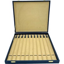 Sezgin Kutu ve Aksesuar Tesbih ve Kolye Kutusu 11 Li  Lacivert