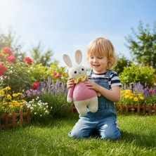 Ellayda Oyuncak Pelüş Tavşan Çocuklar Için Doğum Günü Hediyesi