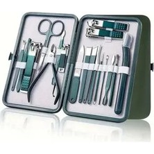 Fontenay Profesyonel 18 Parça Profesyonel Manikür Pedikür Seti Çelik Yeni Tasarım Lila